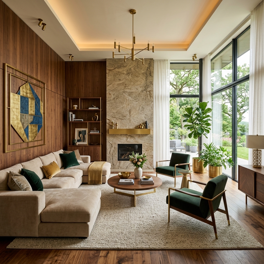 Tren Desain Interior Modern Luxury di Tahun 2025